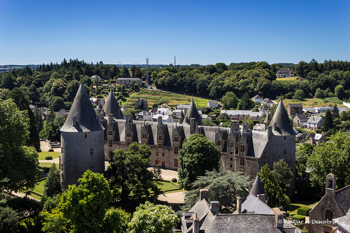 vista panoramica del interior de la bretaña francesa
