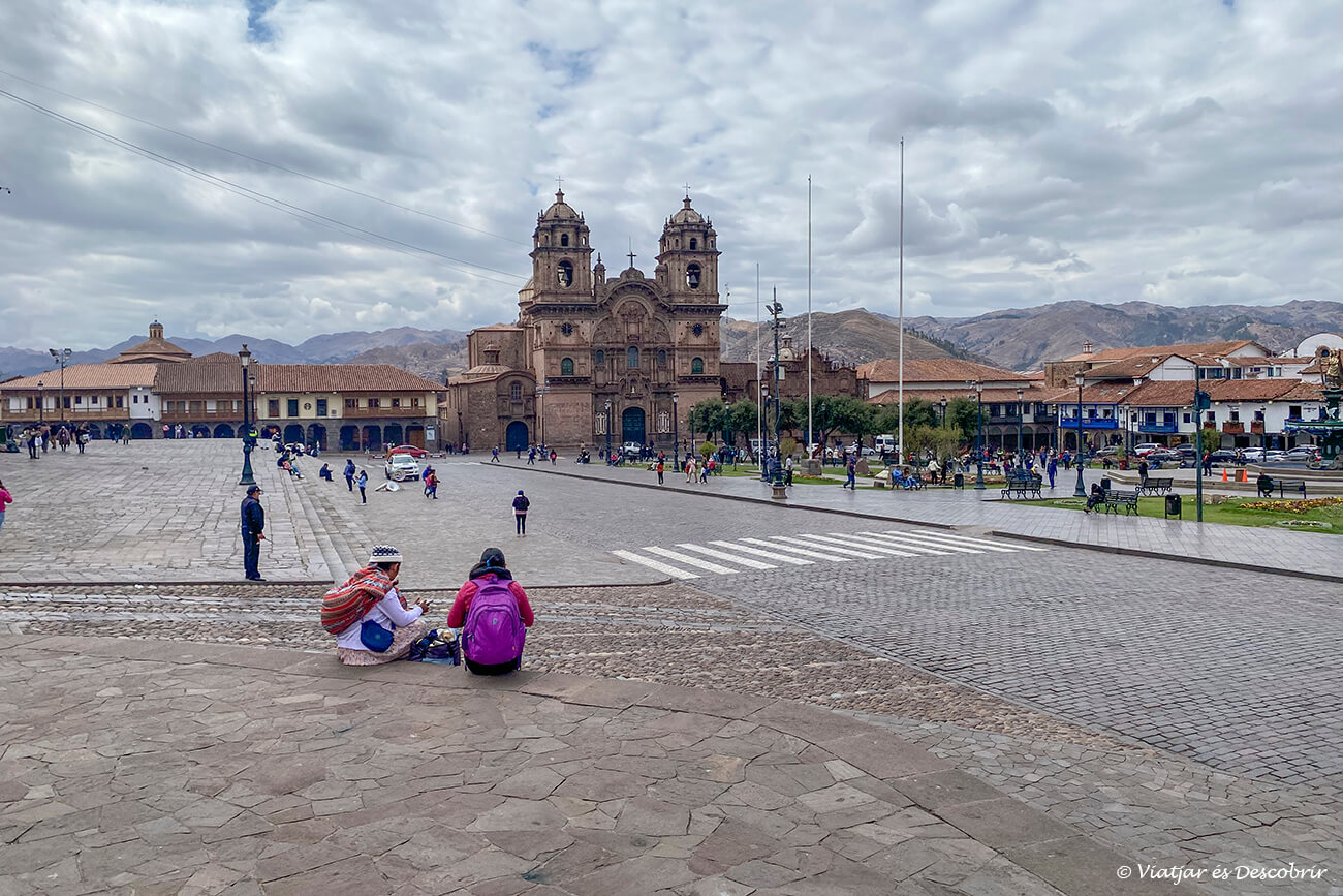 plaza de armas de la ciudad de Cusco, la antigua capital del imperio Inca
