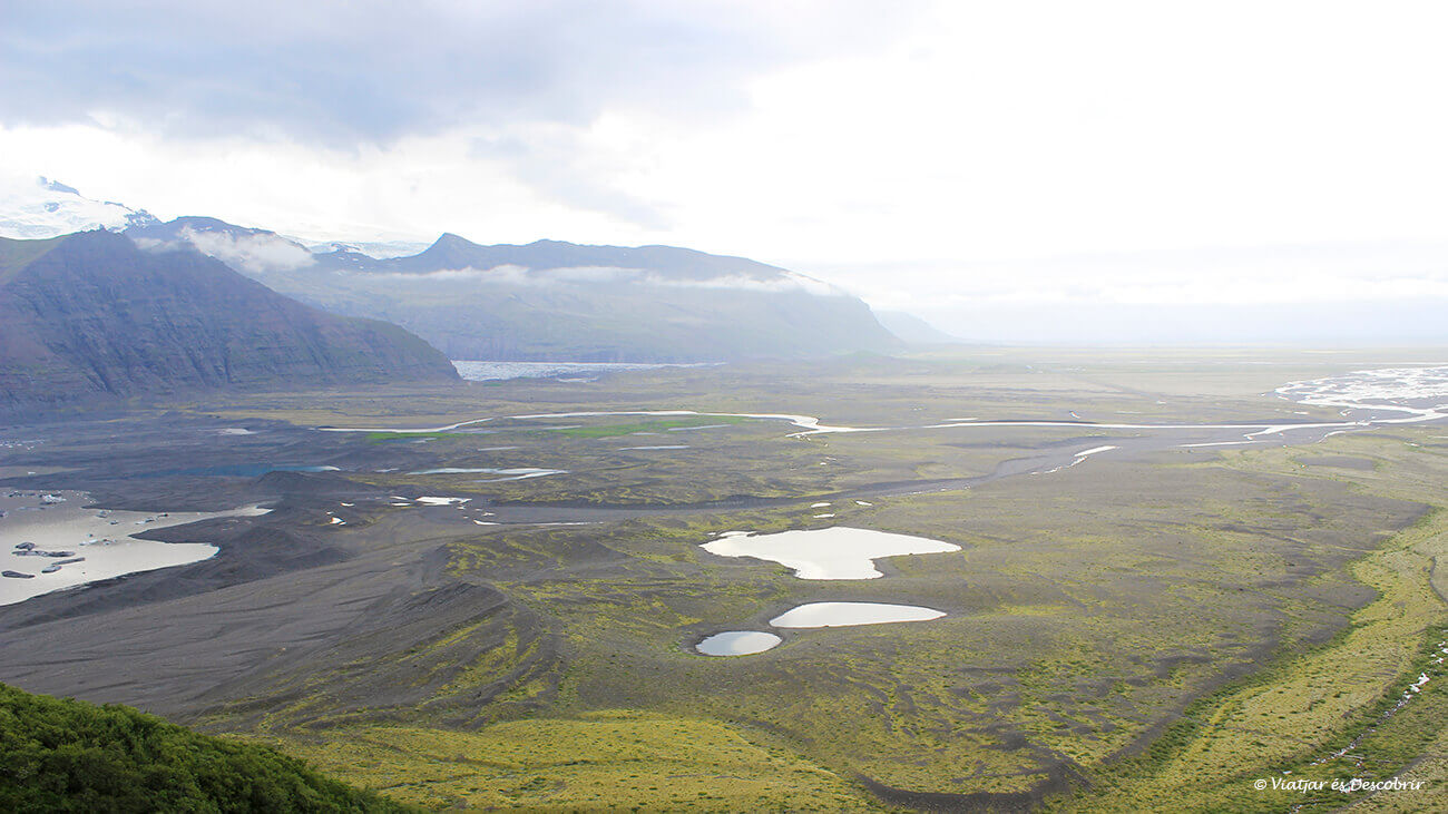 panorámica del parque nacional cercano a la diamond beach