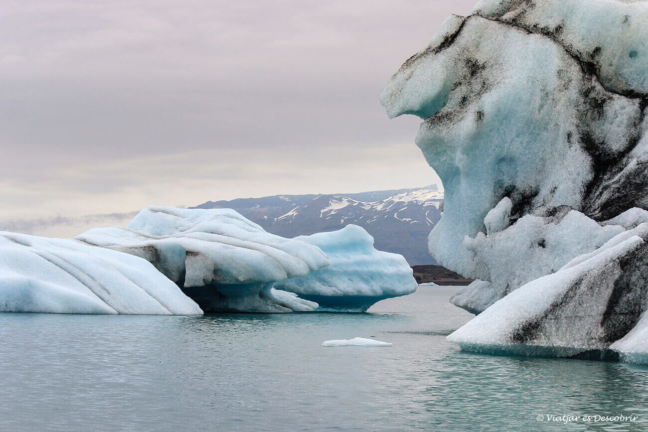 que ver en el sur de Islandia: Lago Jökulsárlon
