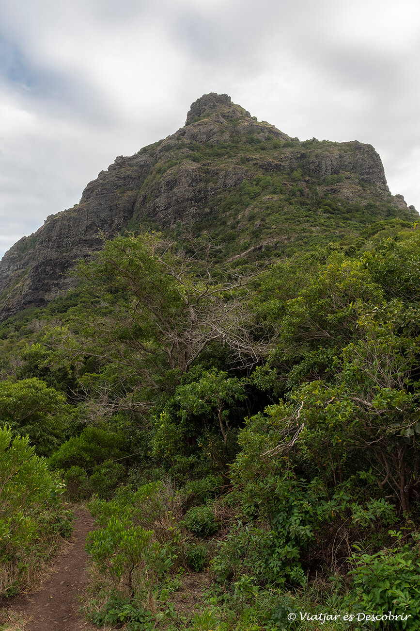 vista desde el camino que sube a Le Morne