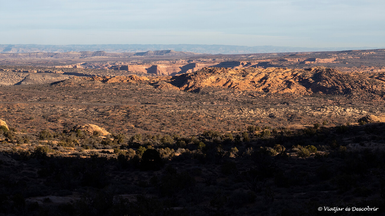 panorámica del Garden Eden de camino al Windows Trail