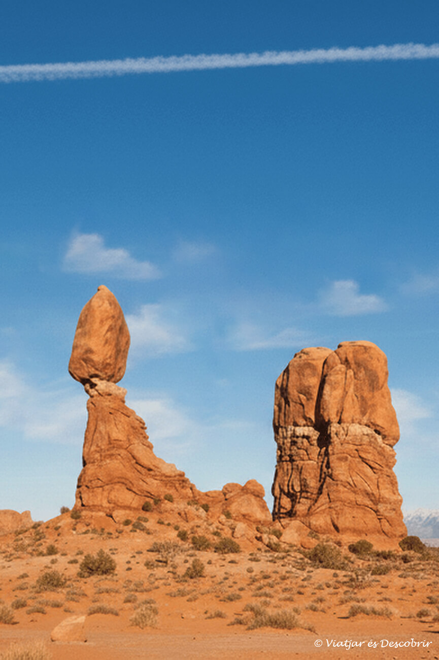 uno de los paisajes clásicos del arches national park
