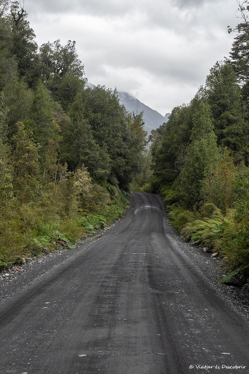 carretera por donde llegar a alguno de los puntos que ver en la Patagonia chilena