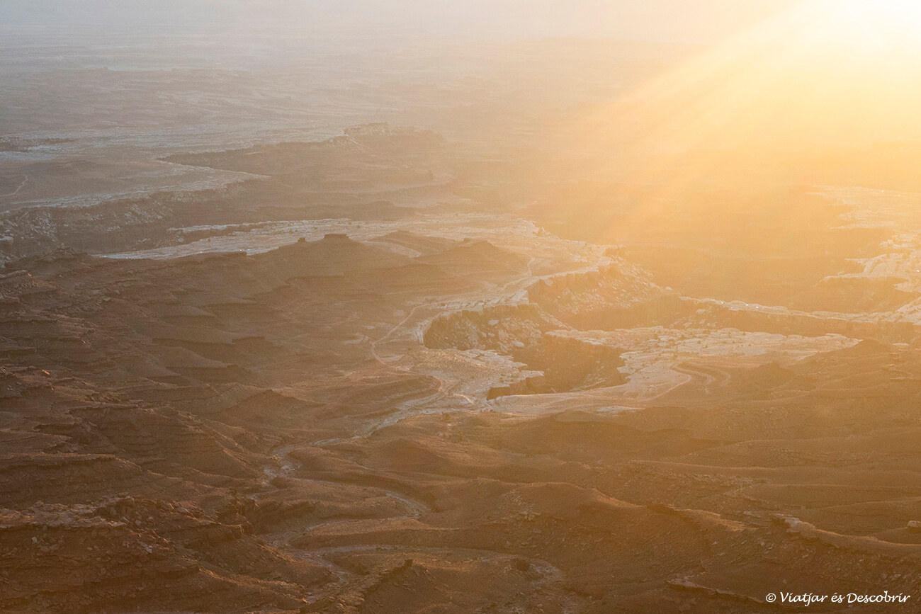 amanecer en el Parque Nacional Canyonlands