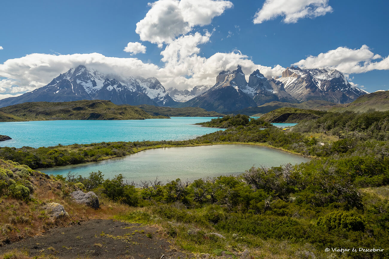 paisaje típico del Parque Nacional Torres del Paine
