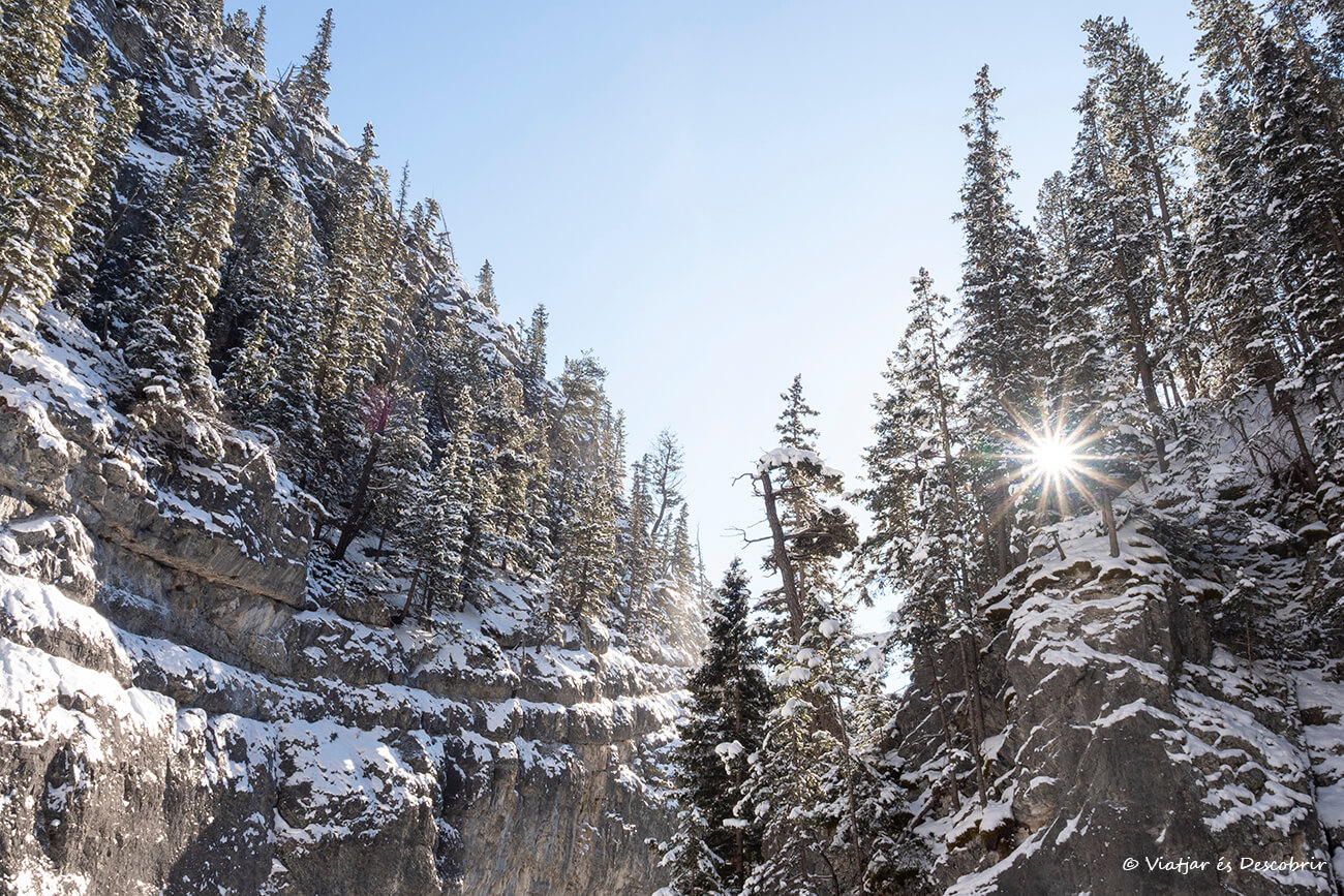 paisaje del Grotto Canyon