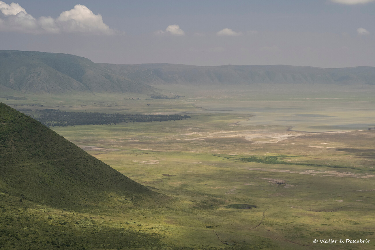 cráter del Ngorongoro visto des del mirador