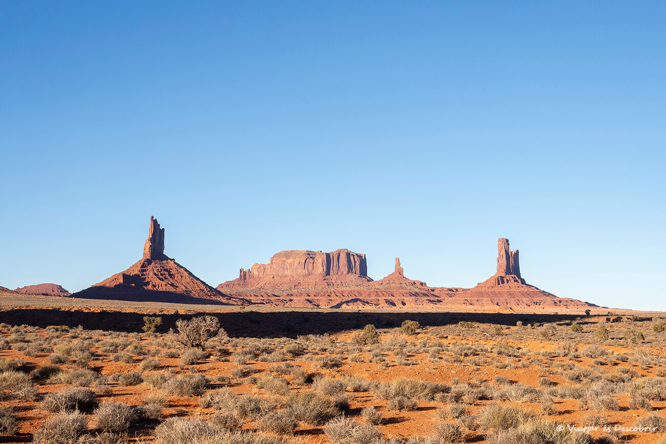 formaciones rocosas típicas que visitar en Monument Valley