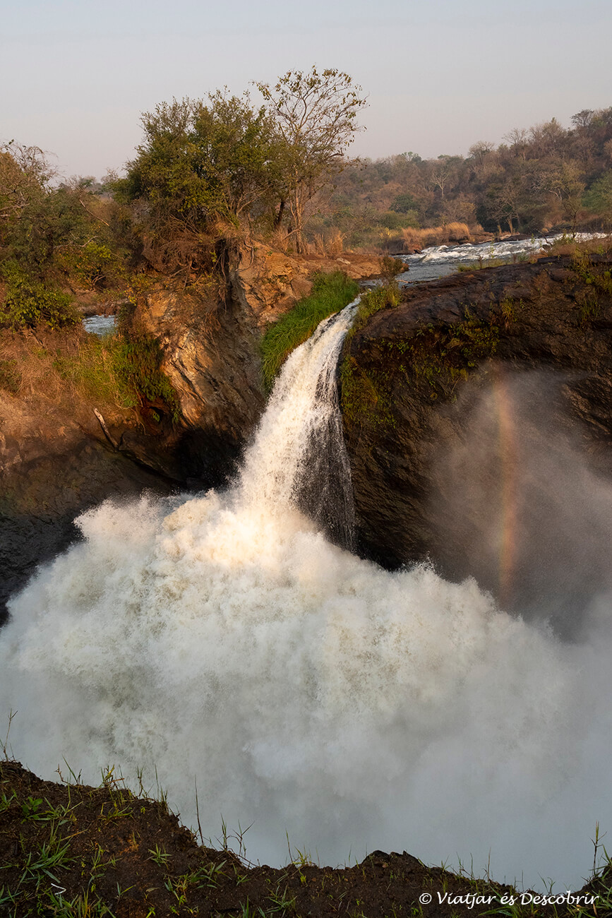 las cascadas del Parque Nacional Murchison Falls son otro gran atractivo paisajístico de la Perla de África