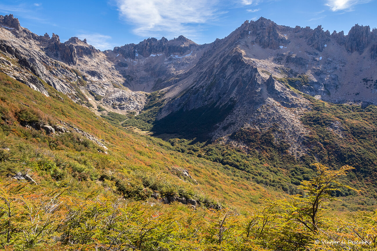 paisaje de otoño en Bariloche