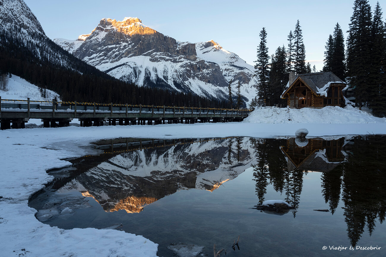 paisajes de invierno en Canadá